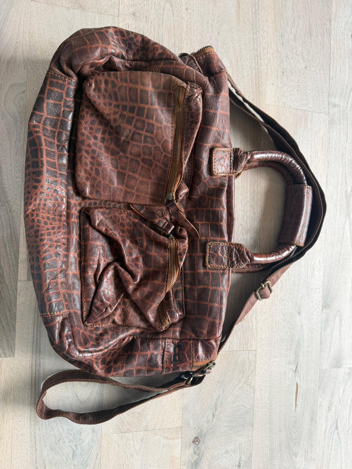 Cowboys bag, Ophalen of Verzenden, Zo goed als nieuw, Bruin, Handtas