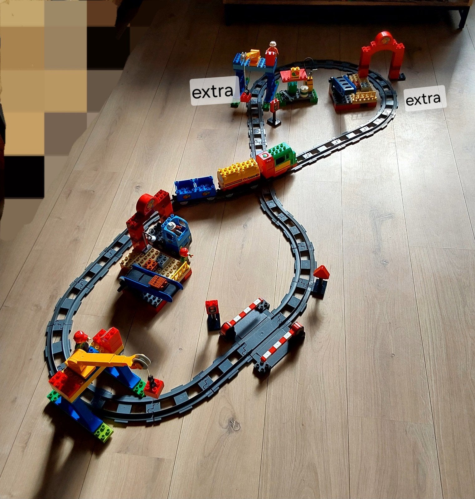 Lego Duplo Treinset met extra's -5609 denk aan 5 december 🎁, Compleet, Gebruikt, Overige thema's, Ophalen of Verzenden