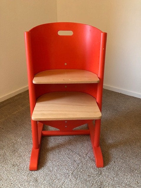 MOIZI 1 meegroei kinderstoel, Kinderen en Baby's, Kinderstoelen, Ophalen, Zo goed als nieuw, Meegroeistoel, Aanschuifbaar
