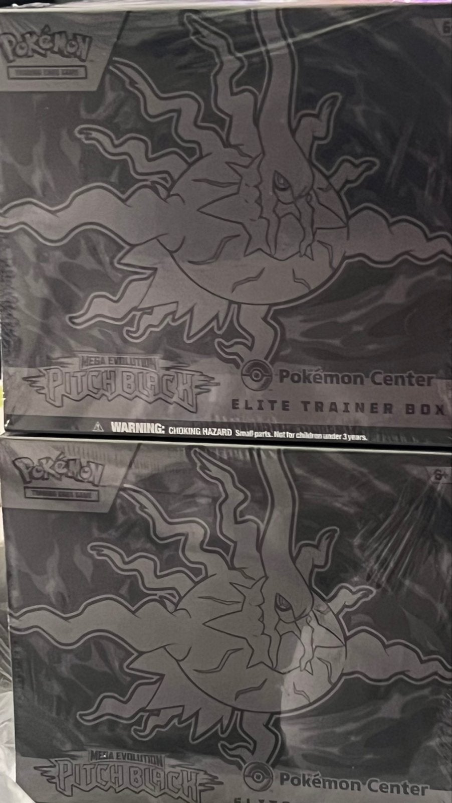 Pokemon Pitch Black etb sealed x2, Ophalen of Verzenden, Nieuw, Boosterbox, Foil