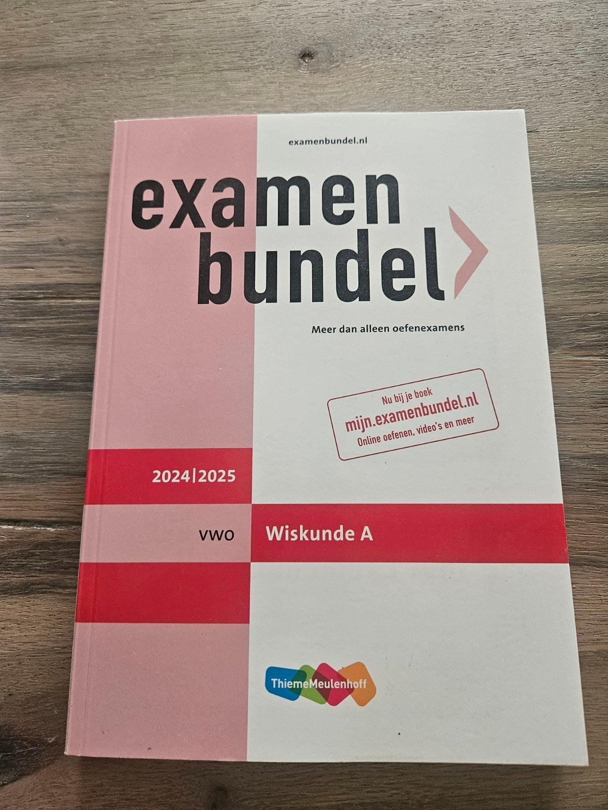examenbundel wiskunde A, Boeken, Schoolboeken, Ophalen, Zo goed als nieuw, VWO