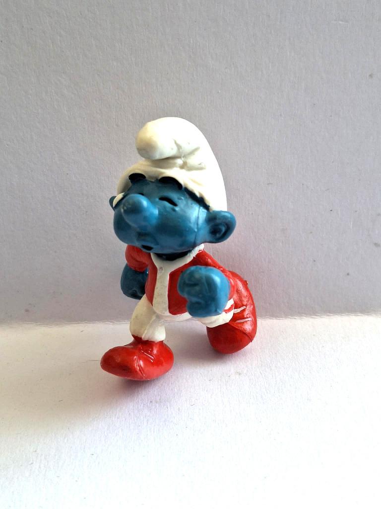 Jogger Smurf, Ophalen, Gebruikt, Overige Smurfen, Poppetje, Figuurtje of Knuffel