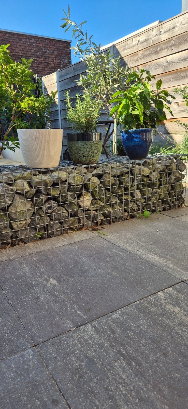 stenen gabion Schanskorf gaas (360x30x40 cm) - Gratis, Ophalen of Verzenden, Gebruikt