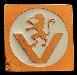 Peugeot V pin- vierkant, Verzenden, Nieuw, Transport, Speldje of Pin