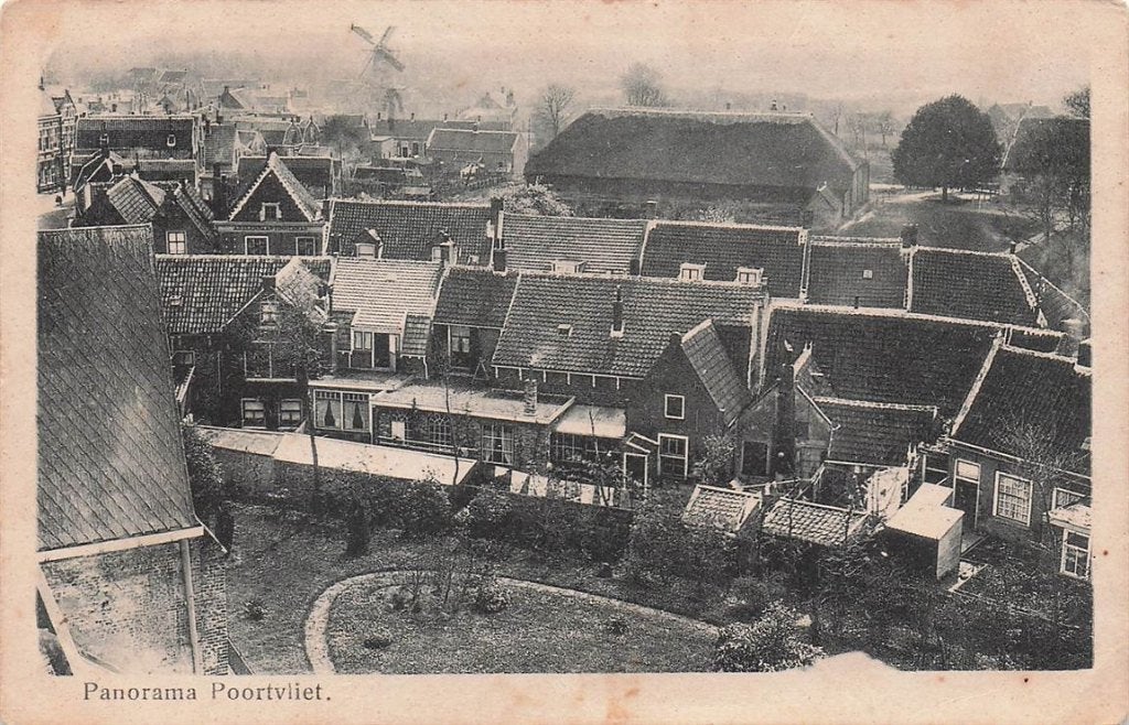703-319-033 Panorama Poortvliet, Verzamelen, Ansichtkaarten | Nederland, Verzenden, Voor 1920, Zeeland