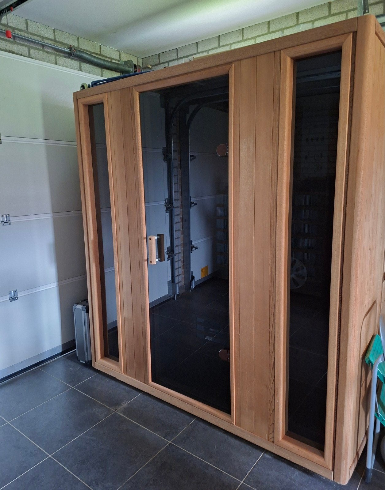 Infrarood Sauna Cabine CEDER 3a4 pers., Ophalen, Zo goed als nieuw, Infrarood, Complete sauna