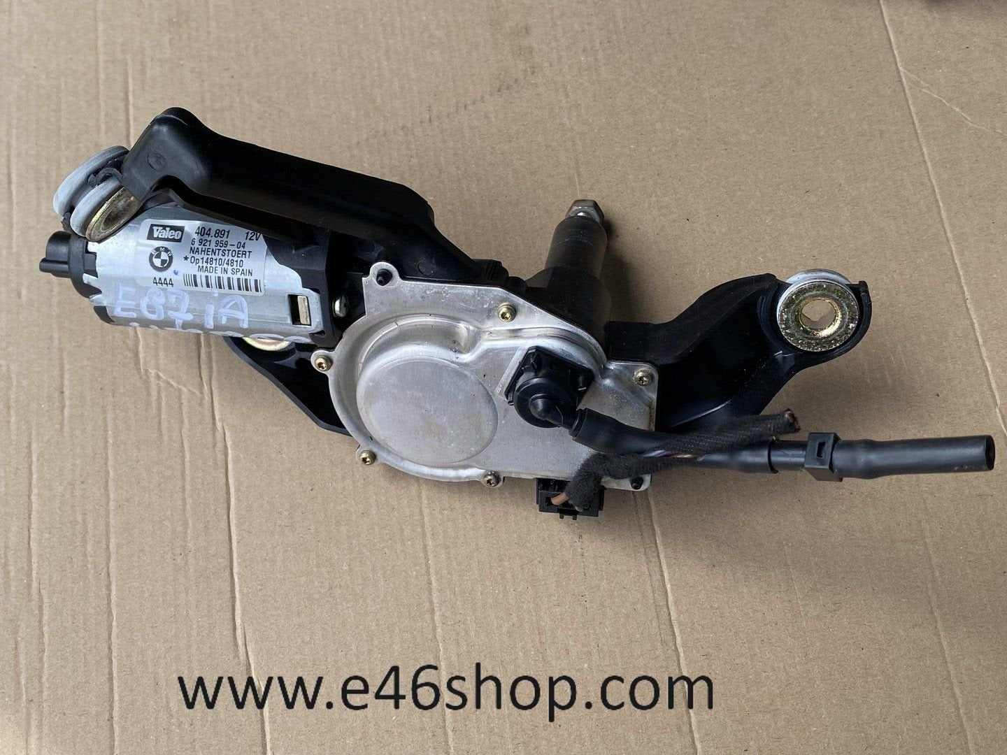 ACHTER RUITENWISSERMOTOR BMW 1 SERIE  E81 E87 67637199569  6, Gebruikt, -, -, Ophalen of Verzenden
