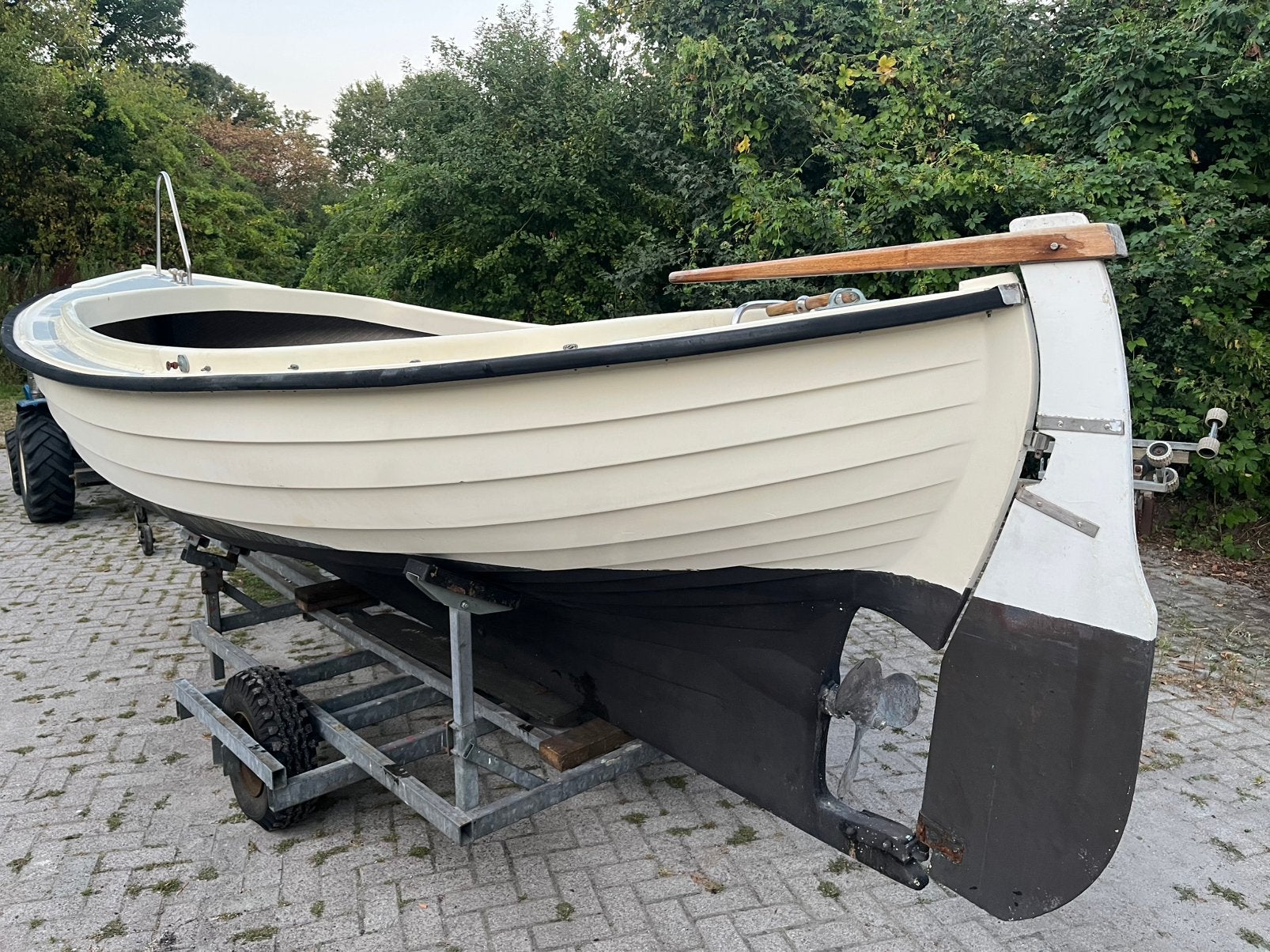 Sloep met Volvo Penta inboard diesel motor., Binnenboordmotor, Diesel, Ophalen of Verzenden, Polyester