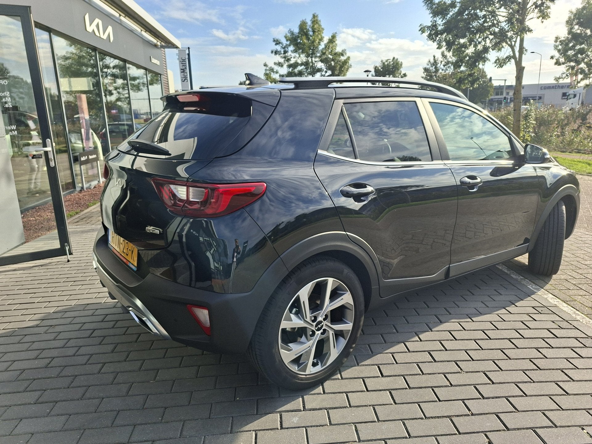 Kia Stonic 1.0 T-GDi MHEV GT-Line | Stuur-/Stoelverwarming |, Auto's, Voorwielaandrijving, 12 maanden, 710 kg, Zwart