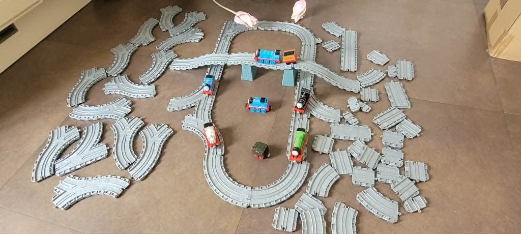 Enorme Thomas de Trein megaset – Urenlang speelplezier!, Ophalen of Verzenden, Gebruikt