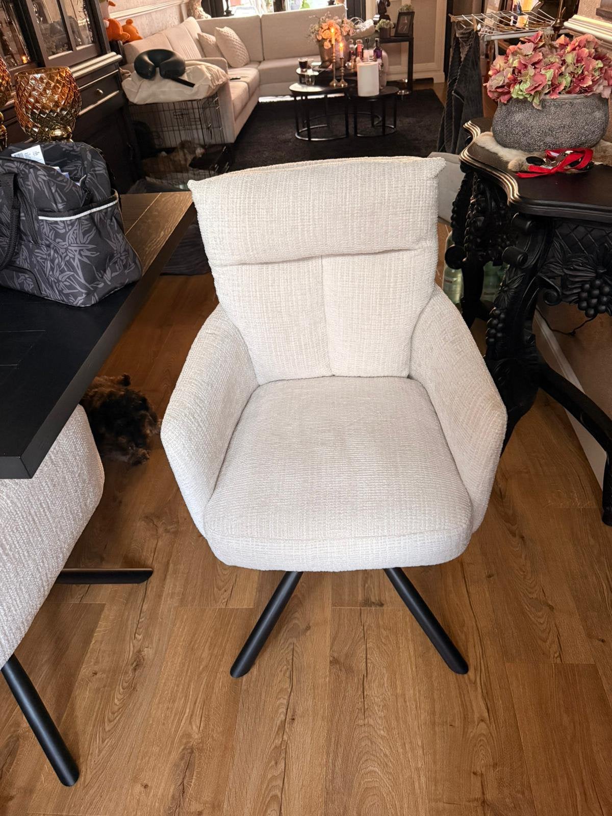 4 Mooie eetkamerstoelen, Huis en Inrichting, Fauteuils, Ophalen, Zo goed als nieuw, Minder dan 75 cm, 50 tot 75 cm