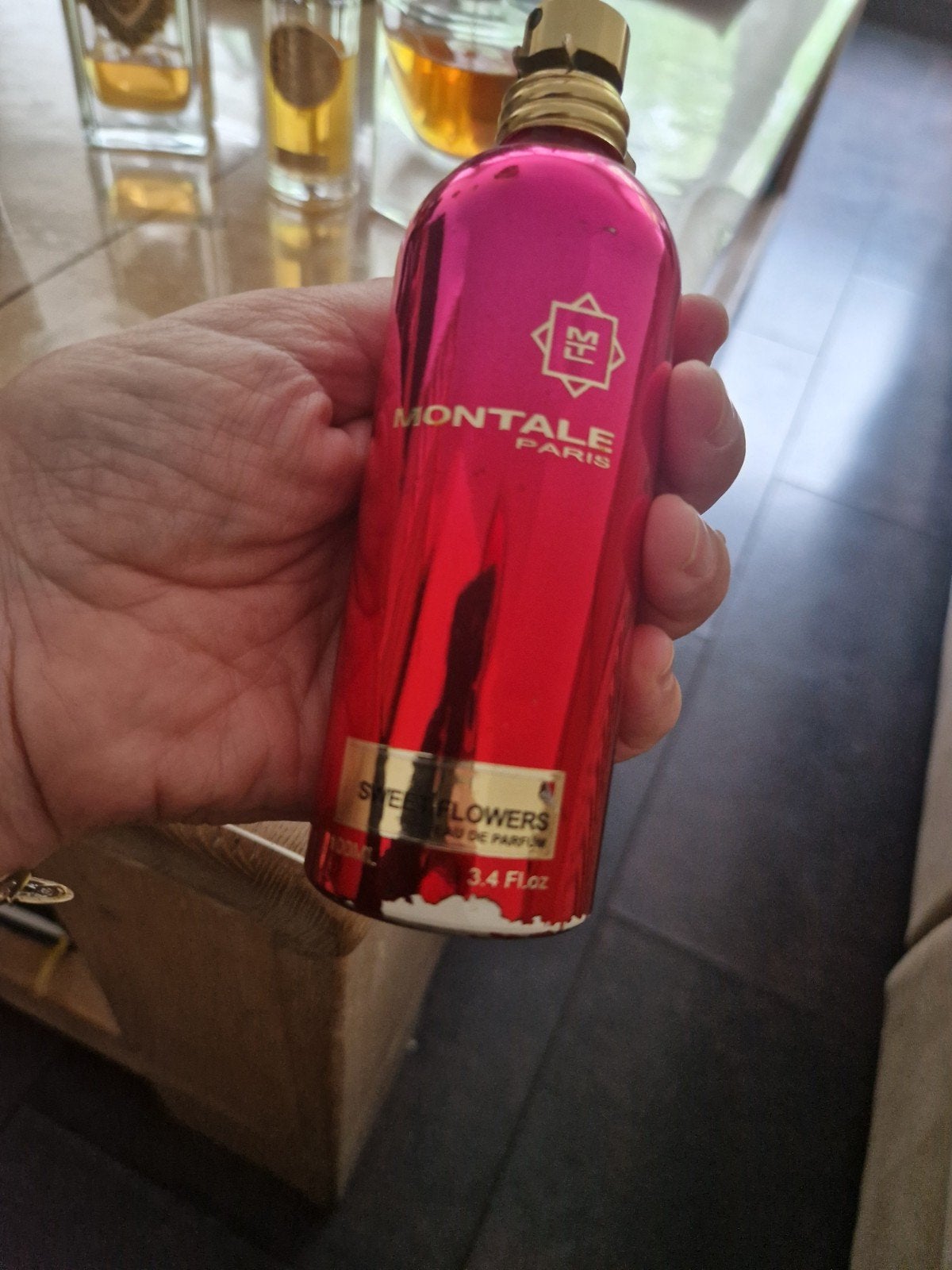 Montale Sweet Flowers Eau de Parfum 100ml (ca. 40ml over), Sieraden, Tassen en Uiterlijk, Ophalen of Verzenden, Gebruikt