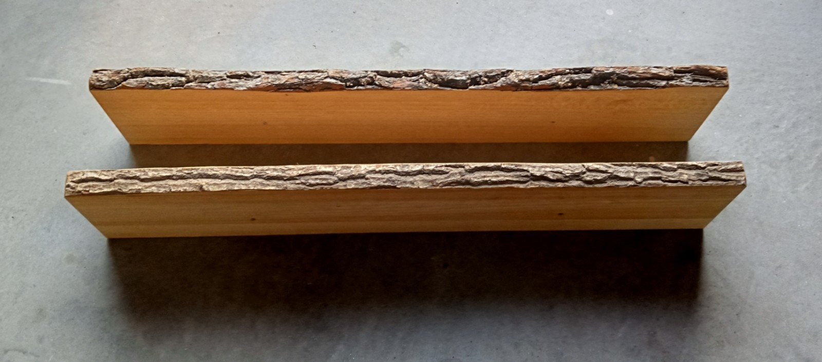 Houten wandplank , 120cm, incl. ophangsyste, Ophalen, Gebruikt