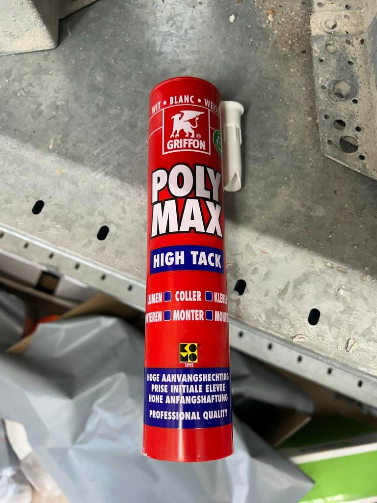 Poly Max High Tack Kit - Wit    Per doos !!, Ophalen of Verzenden, Nieuw