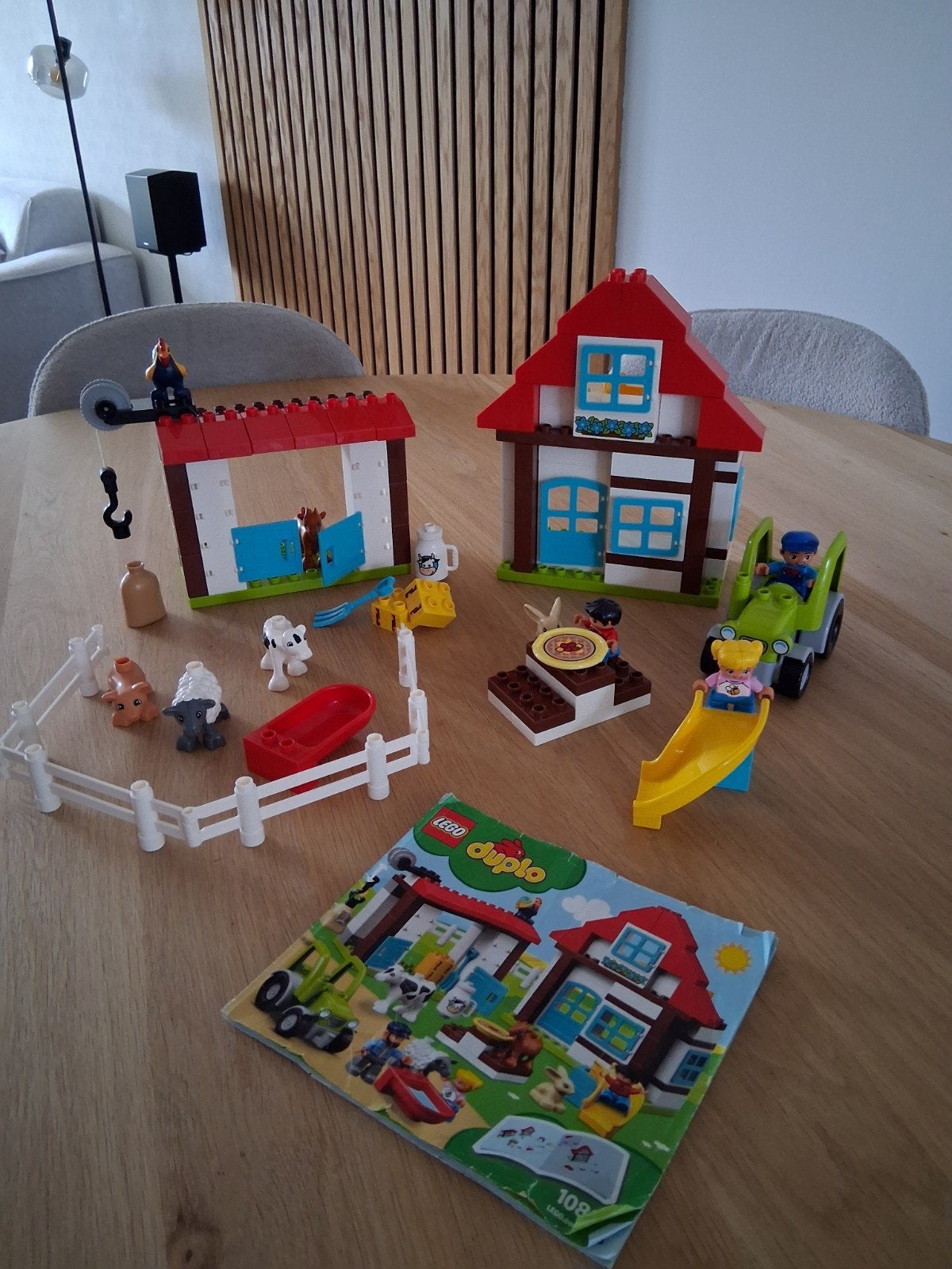 LEGO Duplo Boerderij Set (10869) met Dieren en Figuren, Ophalen, Compleet, Overige thema's, Zo goed als nieuw