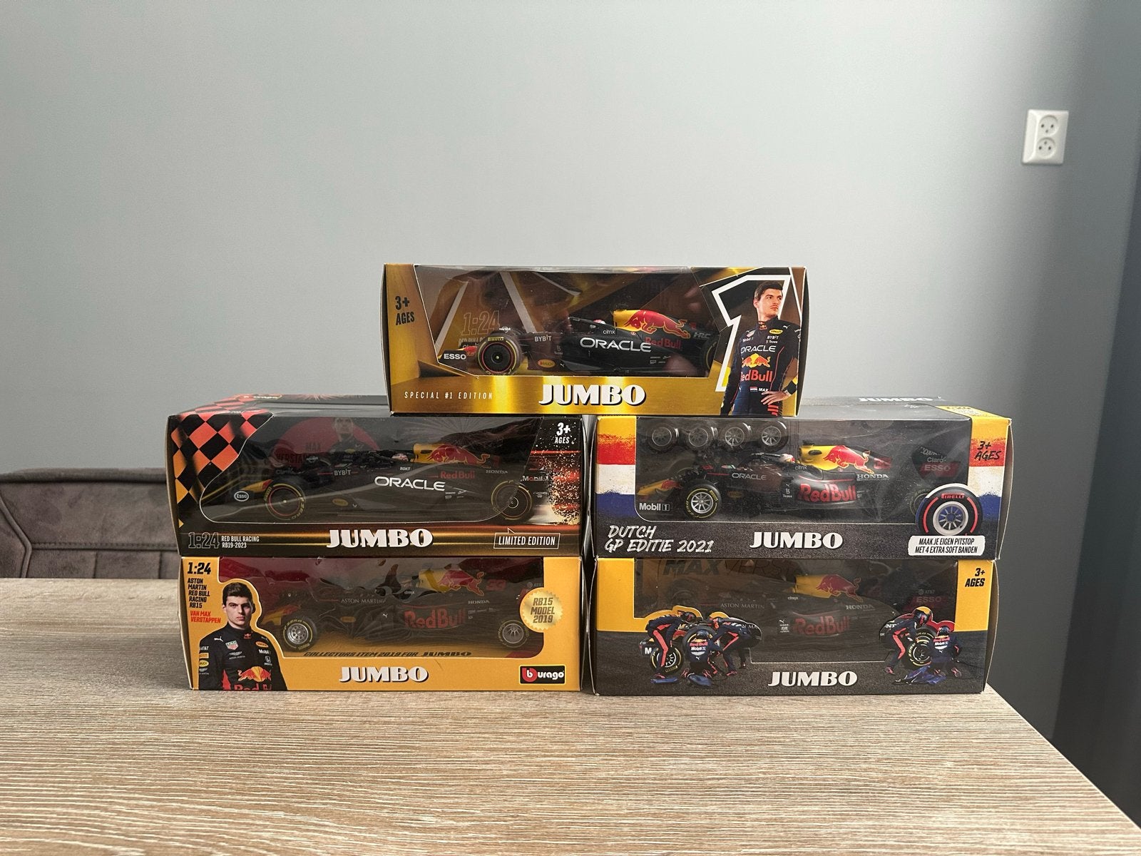 Max Verstappen Red Bull Racing F1 schaalmodellen, Ophalen of Verzenden, Nieuw