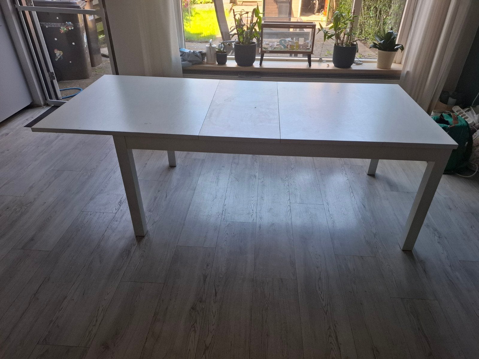 verstebare tafel., Ophalen, Gebruikt, Rechthoekig, 50 tot 100 cm