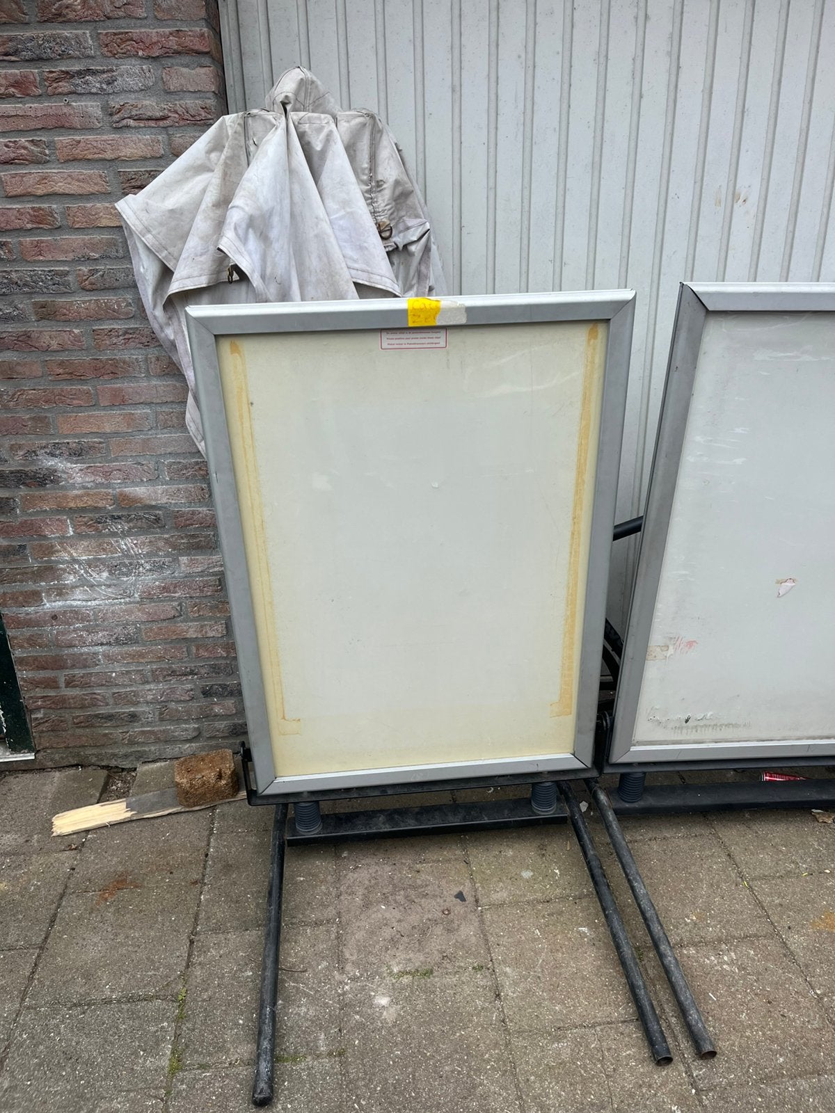 Stoepbord / reclamebord, Ophalen of Verzenden, Gebruikt, Reclamebord