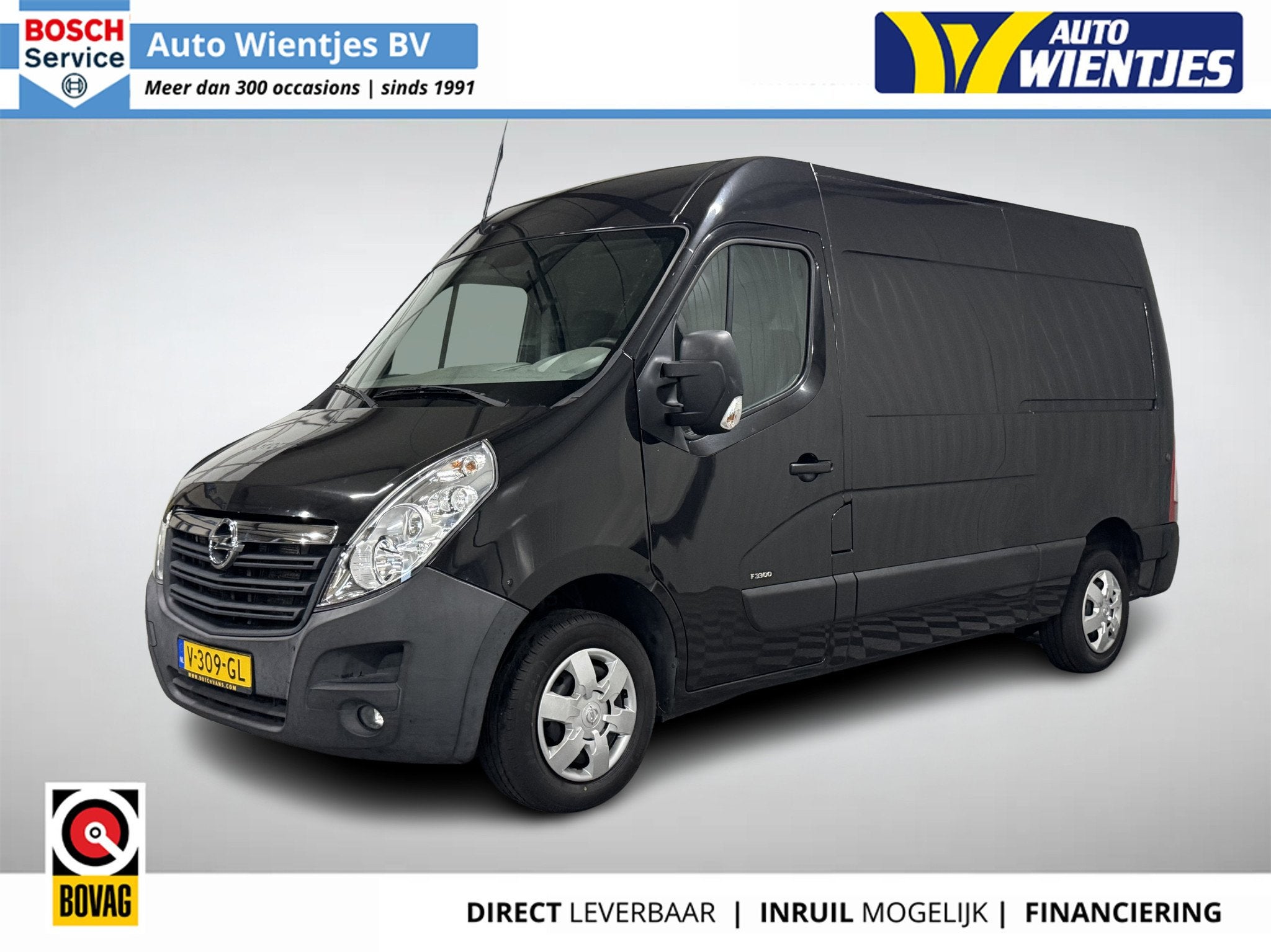 Opel Movano 2.3 CDTI | L2H3 3-Pers | Airco | Cruise | Navi |, Auto's, 136 pk, Gebruikt, 4 cilinders, Zwart