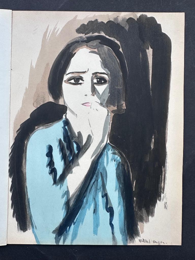 Kees van Dongen pochoir 1925, Ophalen of Verzenden