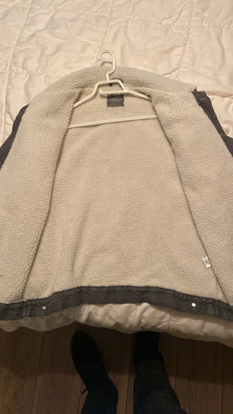 Primark spijkerjack met teddy voering - Maat XL, Ophalen of Verzenden, Zo goed als nieuw, Maat 56/58 (XL), Grijs