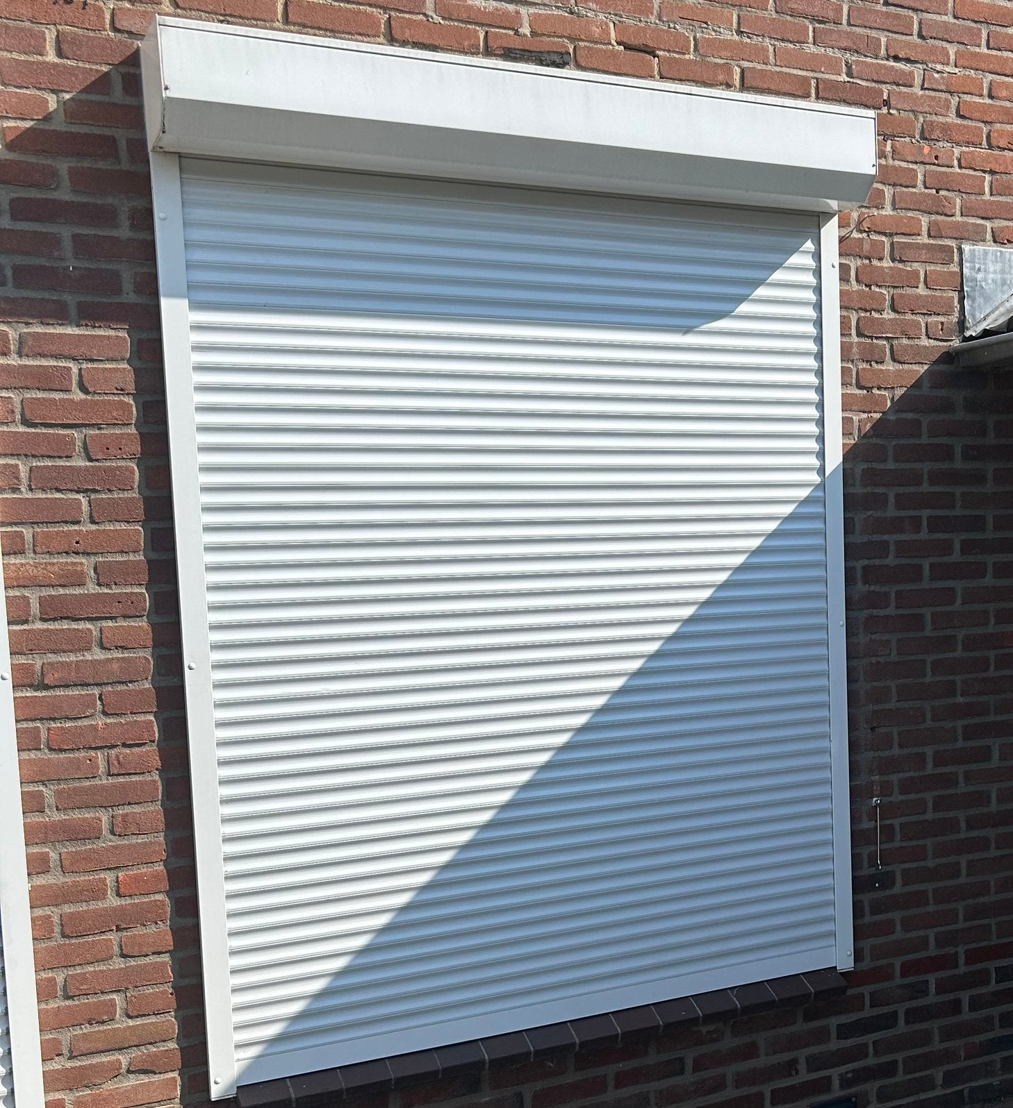 Rolluik elektrisch afmeting 1660mm x 1995mm  Wit Somfy, Doe-het-zelf en Verbouw, Rolluiken, Ophalen, Wit, 150 tot 200 cm, Zo goed als nieuw