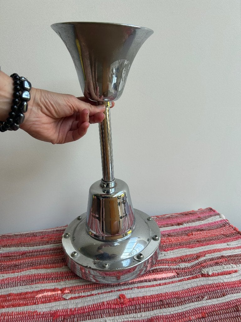 Vintage chromen ventilator, Ophalen, Gebruikt, Plafondventilator