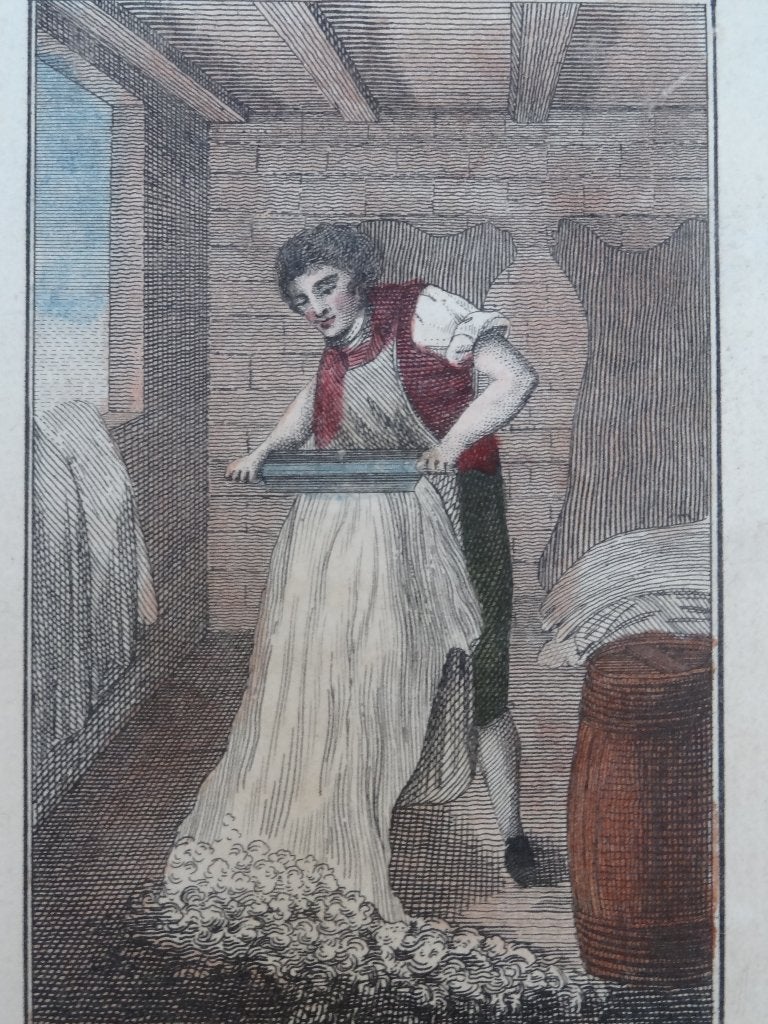 gravures leerlooier en leerbewerker J, en C. Luyken 18e eeuw, 1800 - 1899, Verzenden, Portret, Gravure