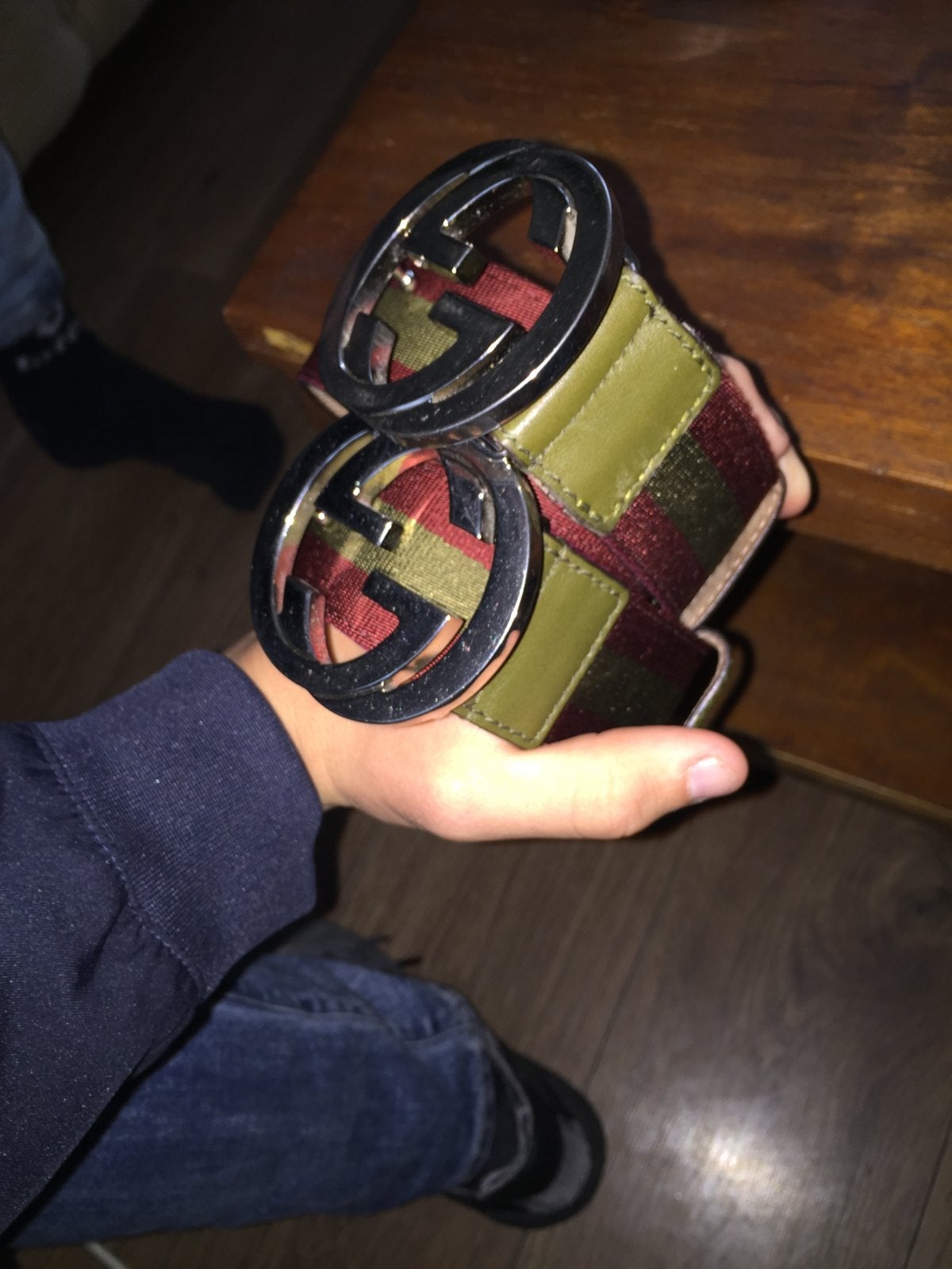 Limited gucci riem, Kleding | Heren, Overige kleuren, Echt leder, Minder dan 95 cm, Ophalen of Verzenden