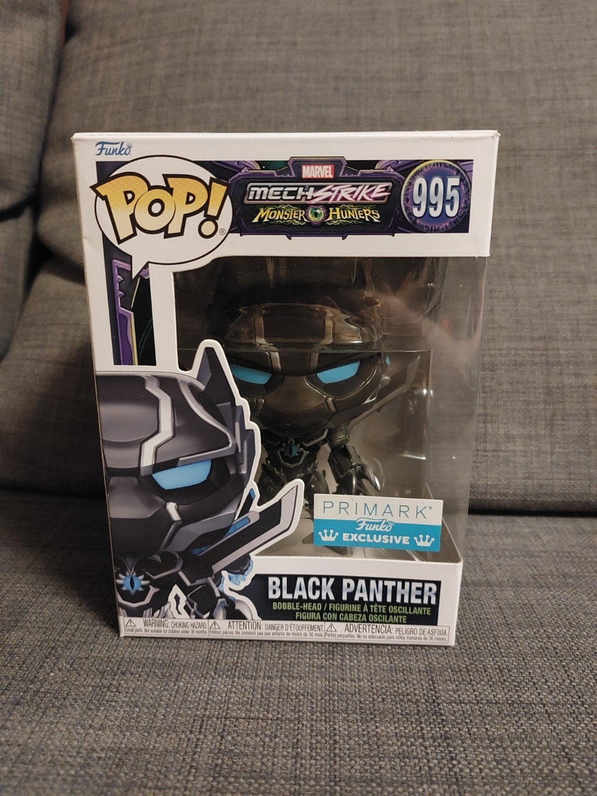 Funko Pop! Marvel Mech Strike Monster Hunters Black Panther, Verzamelen, Ophalen, Zo goed als nieuw
