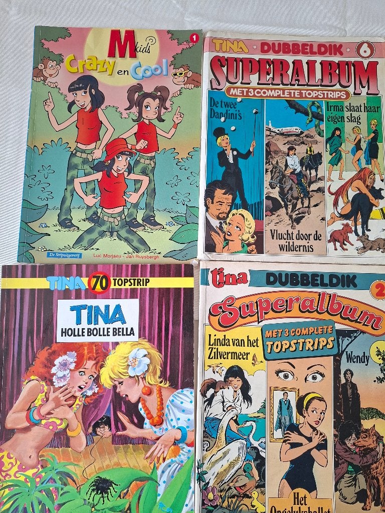 Tina stripboekjes, Meerdere stripboeken, Verzenden, Gelezen
