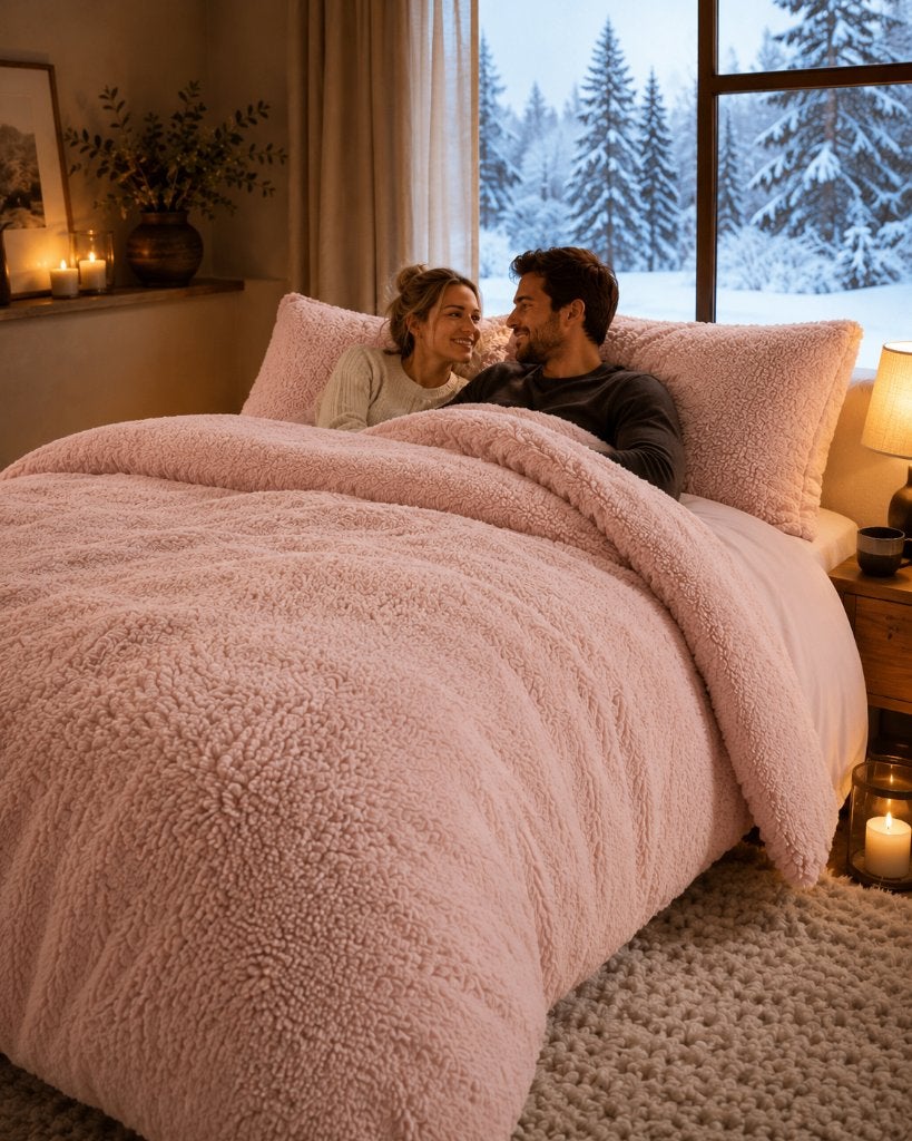 Sleeptime Teddy Pink dekbedovertrek 240x200/220, Huis en Inrichting, Slaapkamer | Beddengoed, Nieuw, Dekbedovertrek, Tweepersoons