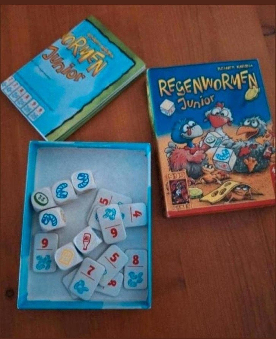 Regenwormen Junior bordspel, Een of twee spelers, Ophalen of Verzenden, Zo goed als nieuw, HABA