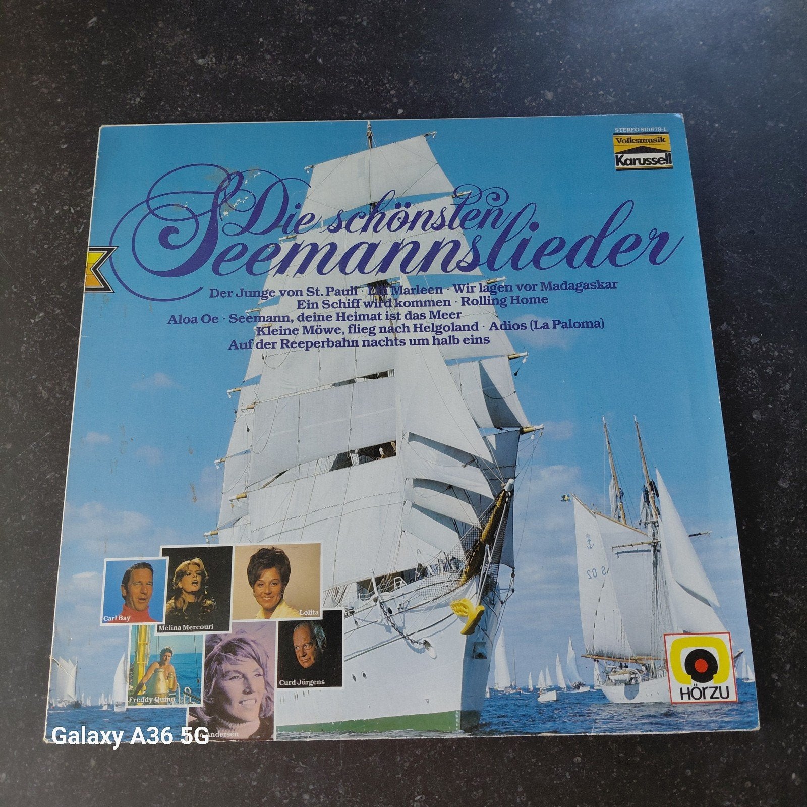 Die schönsten Seemannslieder - Karussell LP, Cd's en Dvd's, Ophalen of Verzenden, Gebruikt, Verzamelalbum