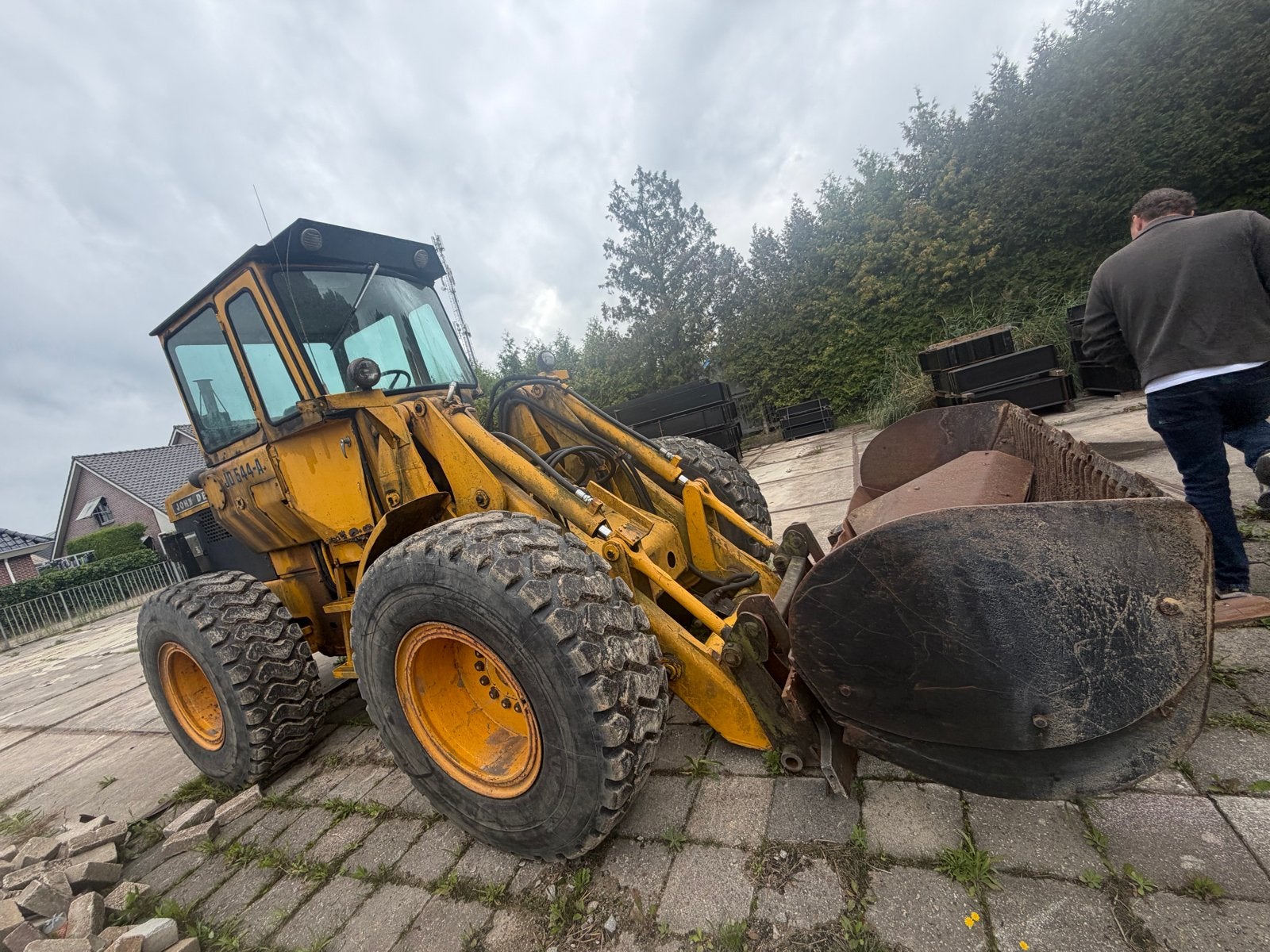 John Deere JD 544-A Wiellader - Betrouwbaar en Krachtig, Ophalen, Wiellader of Shovel