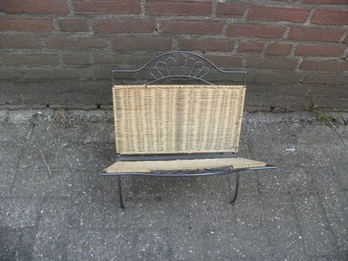 krantenbak rotan inklapbaar, Verzamelen, Ophalen of Verzenden