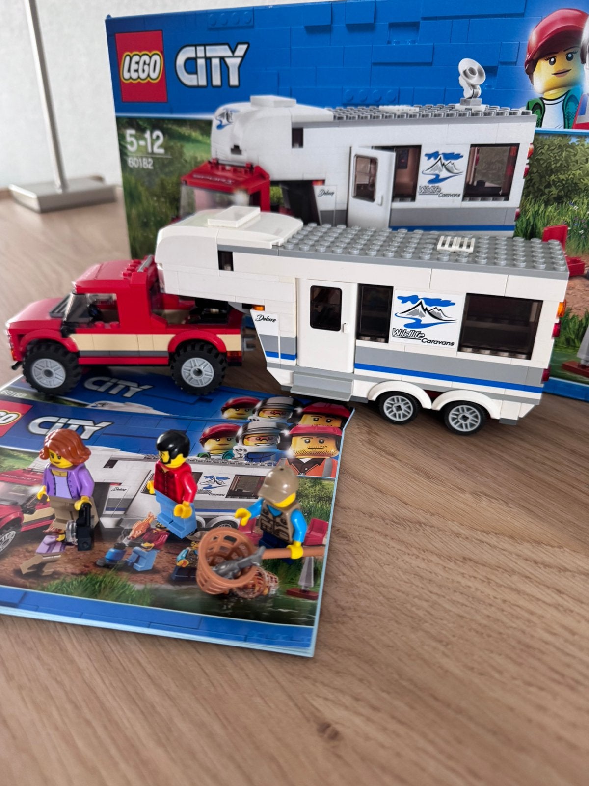 Lego city 60182 pick -up & caravan, Ophalen, Zo goed als nieuw