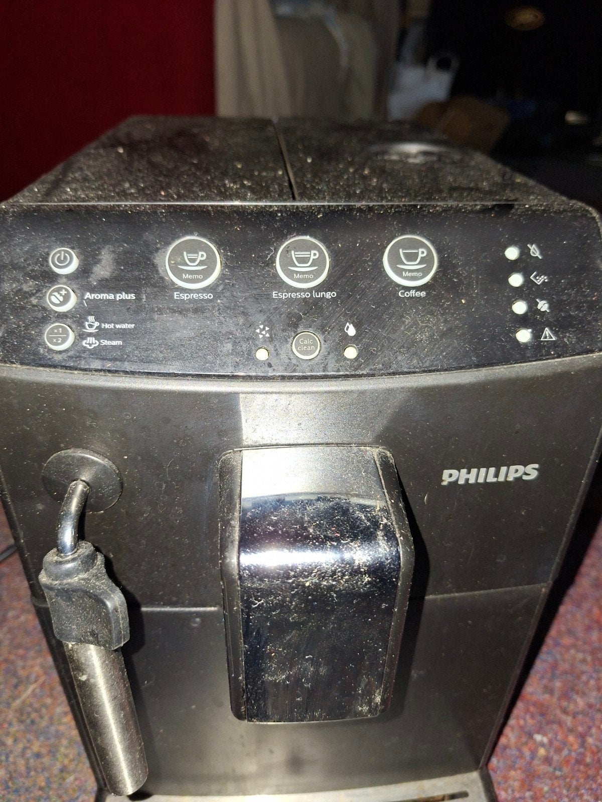Philips HD8827 Koffiezetapparaat voor bonen, Gebruikt, 10 kopjes of meer, Koffiemachine, Koffiebonen