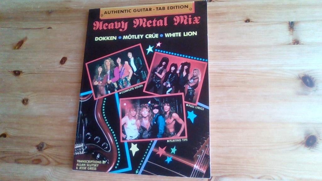 bladmuziek Heavy Metal Mix, Gitaar, Ophalen of Verzenden, Zo goed als nieuw, Rock en Metal