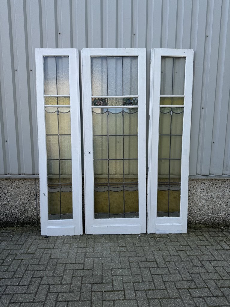 Prachtige ensuitedeuren uit 1920 met glas in lood, Doe-het-zelf en Verbouw, Deuren en Horren, La belle porte, Jurgen.hoogenboezem@gmail.com