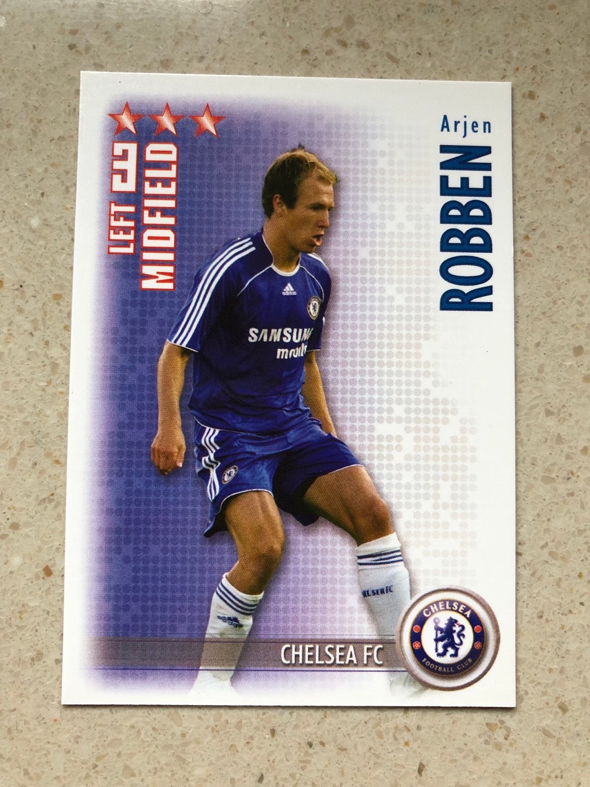 Panini & Topps voetbalplaatjes Arjen Robben, Verzamelen, Ophalen of Verzenden, Zo goed als nieuw, Buitenlandse clubs, Spelerskaart