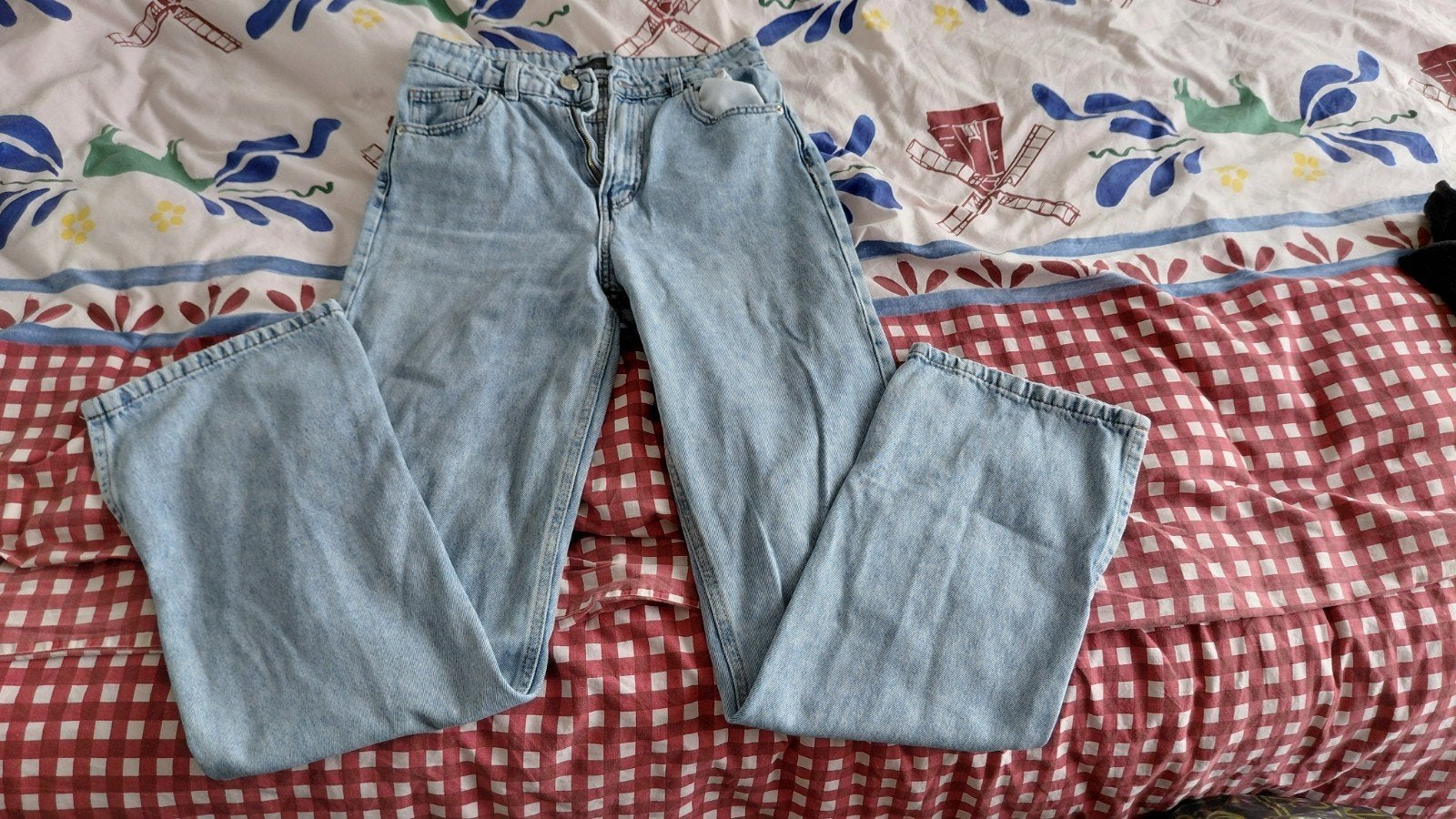FB Sister lichtblauwe jeans, maat S, Blauw, Ophalen of Verzenden, Zo goed als nieuw, W28 - W29 (confectie 36)