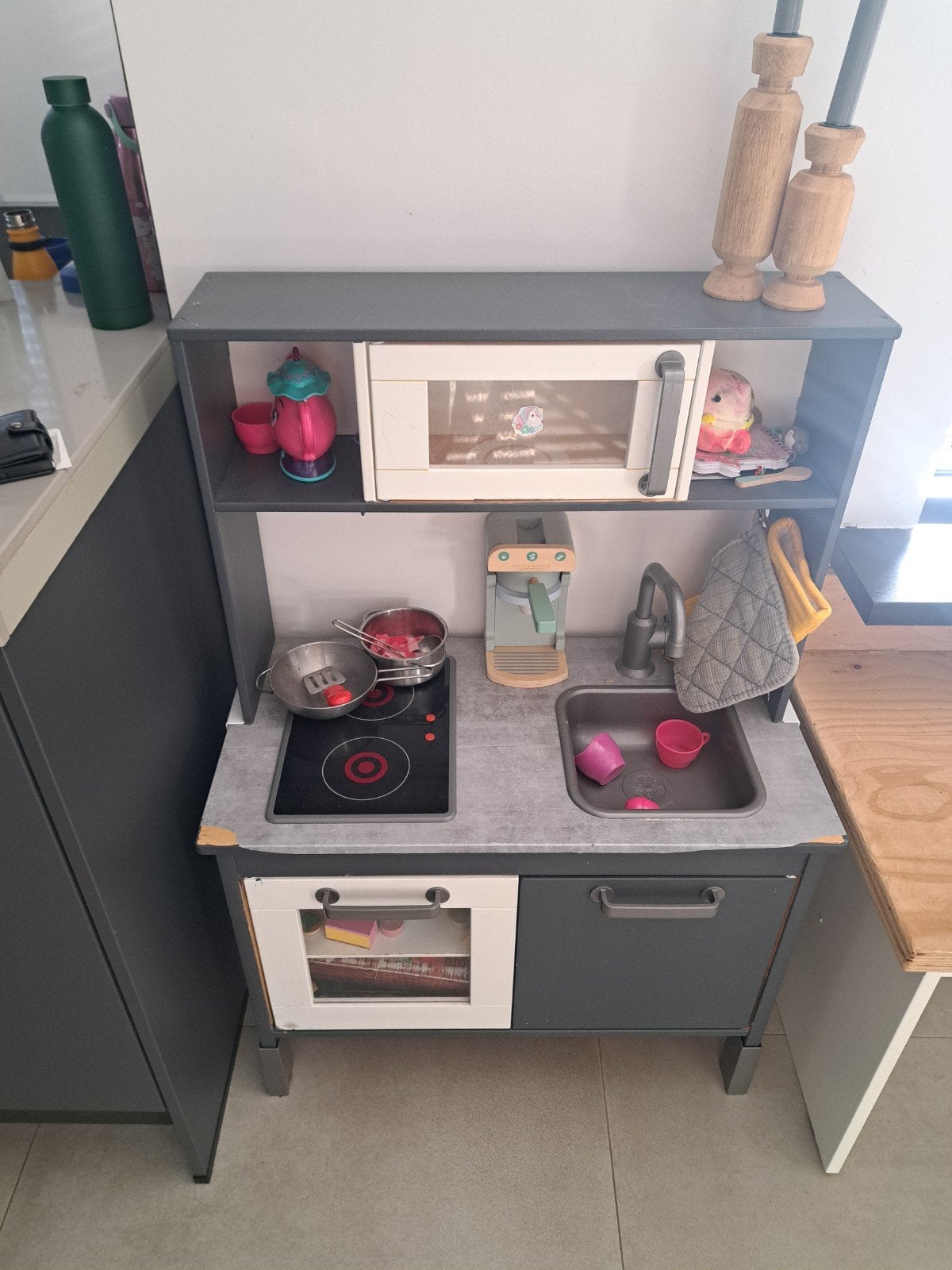 Ikea speelkeuken met allerlei extra's, Ophalen, Zo goed als nieuw