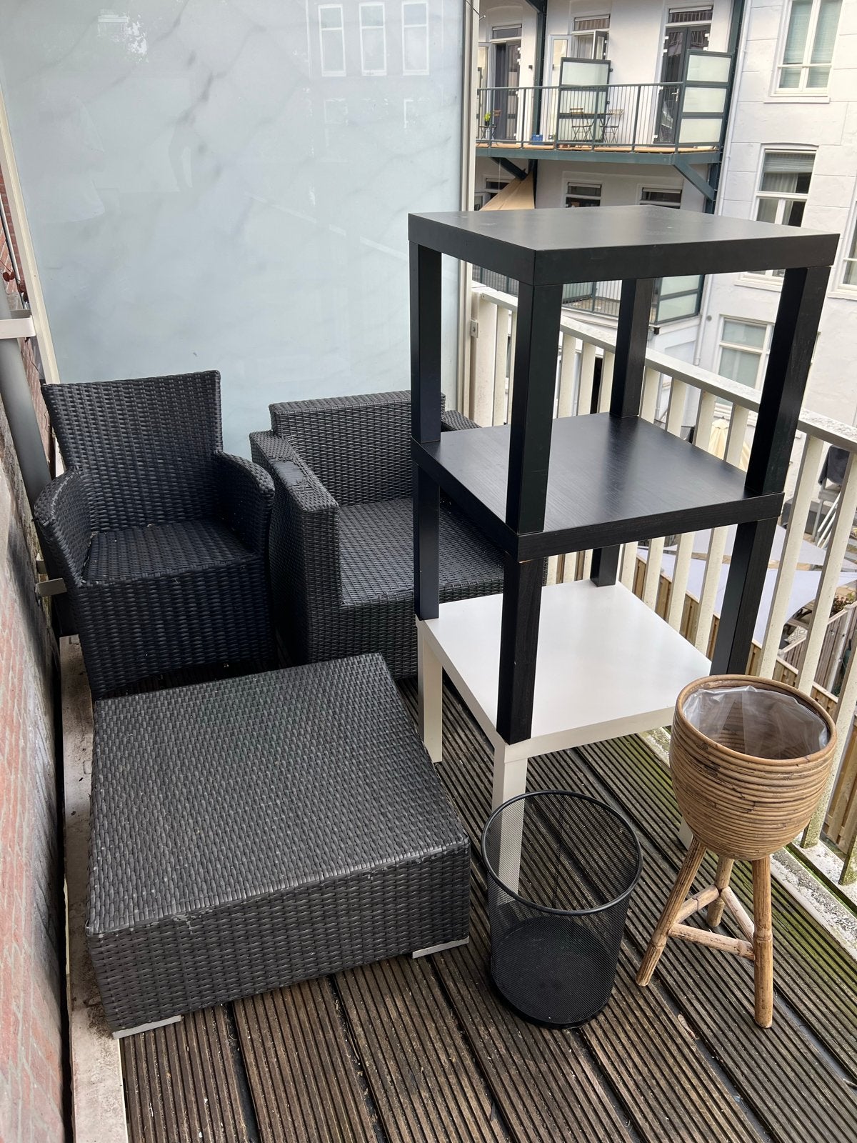 tuinmeubels, ikea LACK bijzettafels, tv-meubel, Ophalen, Gebruikt, 50 tot 100 cm, Overige houtsoorten