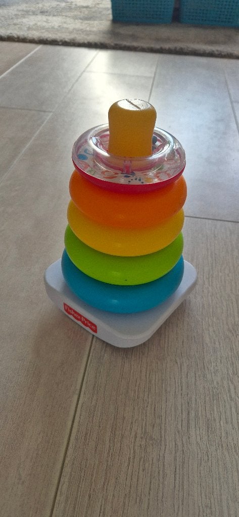 Fisher Price stapeltoren pyramide, Kinderen en Baby's, Speelgoed | Fisher-Price, Ophalen of Verzenden, Zo goed als nieuw, Overige typen