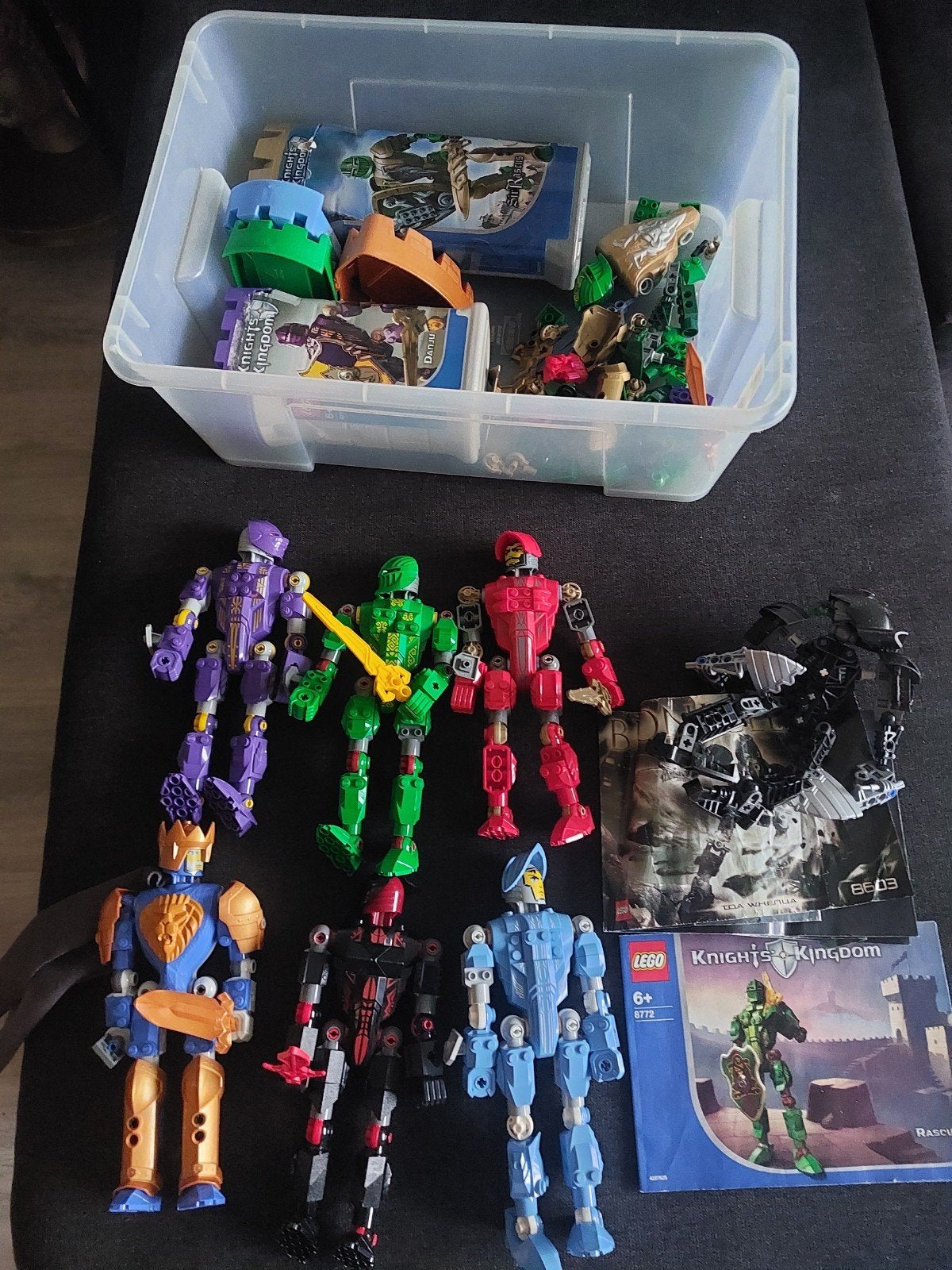lego knights Kingdom figuren 7stuks, Ophalen of Verzenden, Zo goed als nieuw, Lego