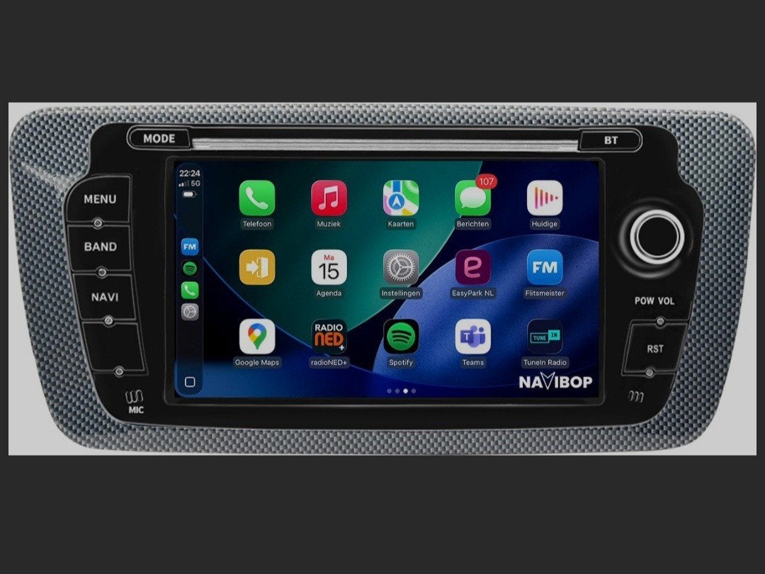 Seat ibiza 2009 draadloze apple/android carplay radio, Ophalen, Gebruikt