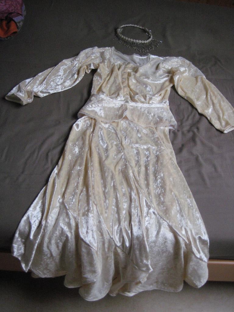 Trouwkleding of Bruidsmeisjeskleding, Ophalen of Verzenden, Zo goed als nieuw, Beige, Trouwpak