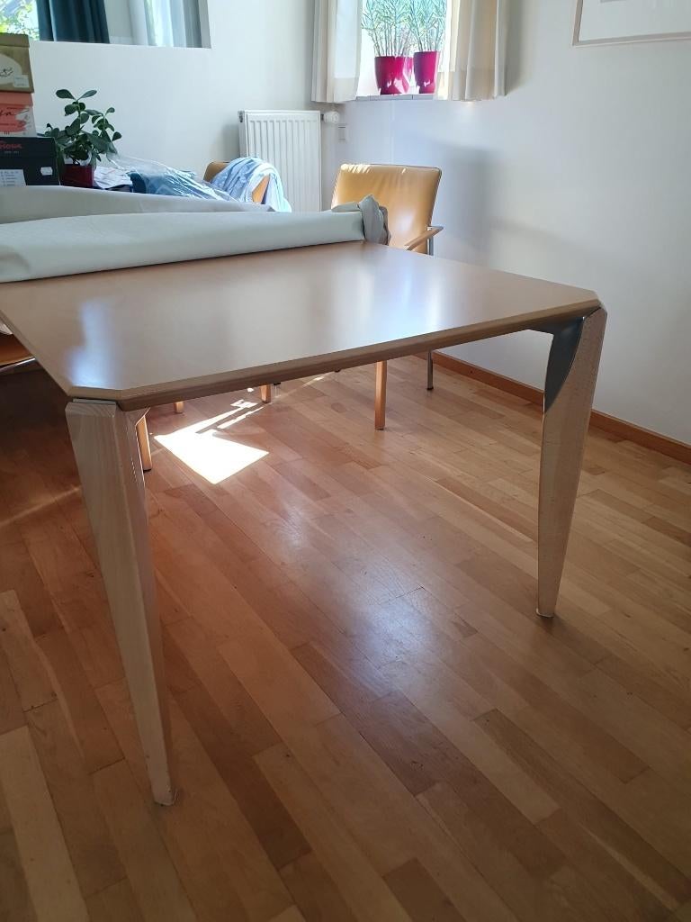 Eettafel Leolux, Huis en Inrichting, Ophalen, Overige materialen, 100 tot 150 cm, 200 cm of meer