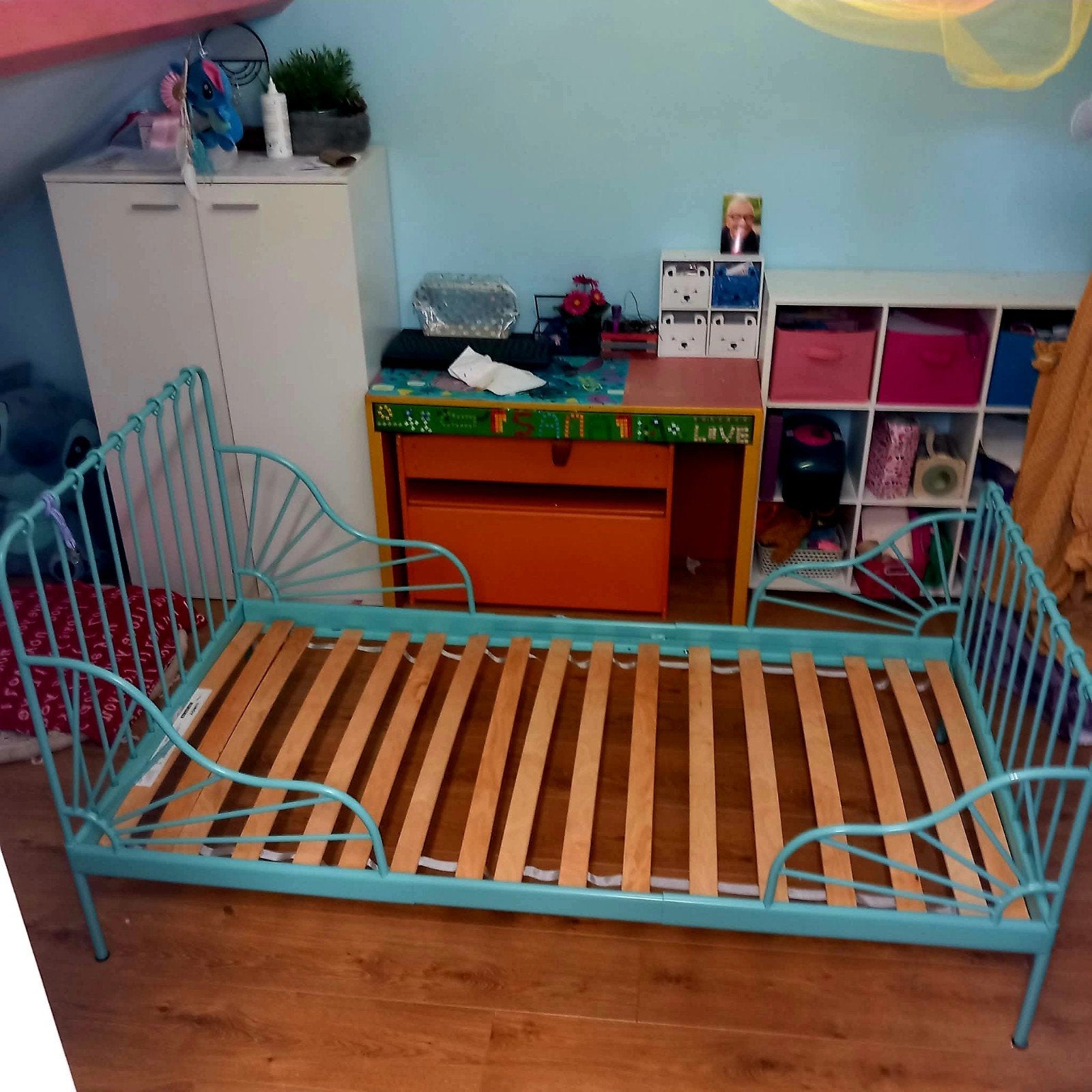 Meegroei bed, Ophalen, Gebruikt, 180 cm of meer, 70 tot 85 cm